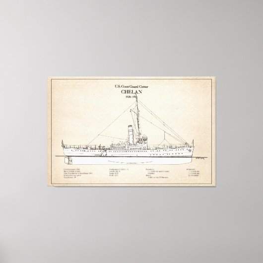 USCGC Chelan - SBD Leinwanddruck (Vorderseite)
