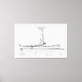USCGC Chelan - SBD Leinwanddruck (Vorderseite)