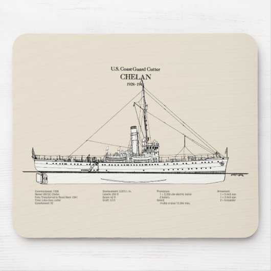 USCGC Chelan - SBD Mousepad (Vorne)
