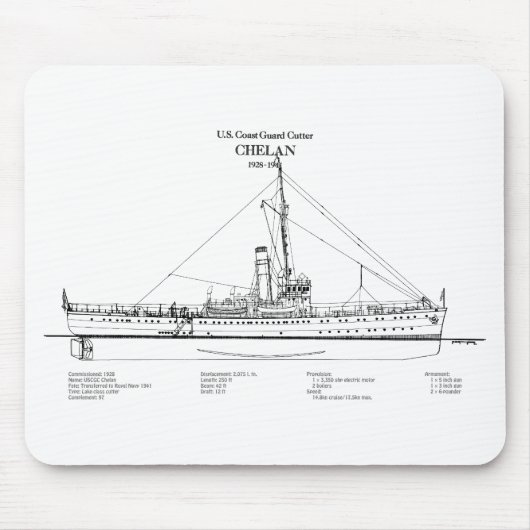 USCGC Chelan - SBD Mousepad (Vorne)
