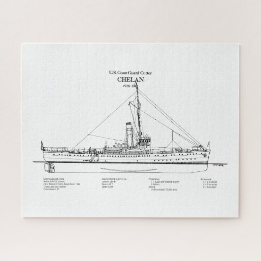 USCGC Chelan - SBD Puzzle (Horizontal)
