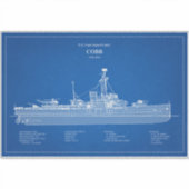 USCGC Cobb wpg-181 - ABD Aufkleber (Vorderseite)