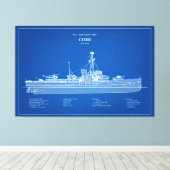 USCGC Cobb wpg-181 - ABD Leinwanddruck (Insitu (Holzboden))