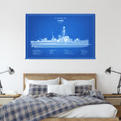 USCGC Cobb wpg-181 - ABD Leinwanddruck (Insitu (Schlafzimmer))