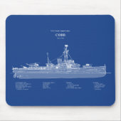 USCGC Cobb wpg-181 - ABD Mousepad (Vorne)