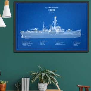 USCGC Cobb wpg-181 - ABD Poster