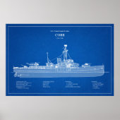 USCGC Cobb wpg-181 - ABD Poster (Vorne)