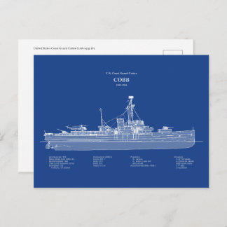 USCGC Cobb wpg-181 - ABD Postkarte