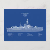 USCGC Cobb wpg-181 - ABD Postkarte (Vorderseite)