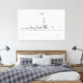 USCGC Cobb wpg-181 - BD Leinwanddruck (Insitu (Schlafzimmer))