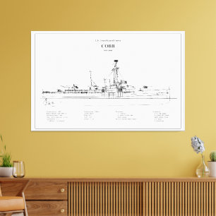 USCGC Cobb wpg-181 - BD Leinwanddruck