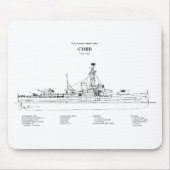 USCGC Cobb wpg-181 - BD Mousepad (Vorne)