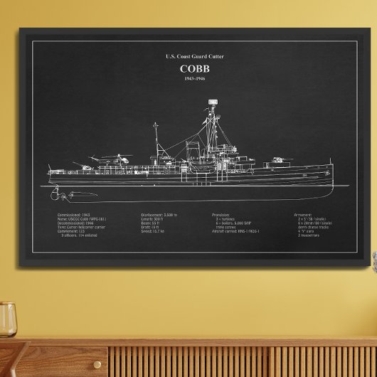 USCGC Cobb wpg-181 - PD Fotodruck