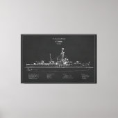 USCGC Cobb wpg-181 - PD Leinwanddruck (Vorderseite)