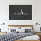 USCGC Cobb wpg-181 - PD Leinwanddruck (Insitu (Schlafzimmer))