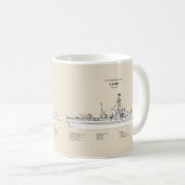 USCGC Cobb wpg-181 - SBD Kaffeetasse (VorderseiteRechts)