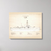 USCGC Cobb wpg-181 - SBD Leinwanddruck (Vorderseite)