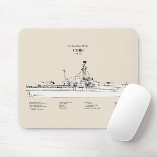 USCGC Cobb wpg-181 - SBD Mousepad (Mit Mouse)
