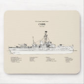 USCGC Cobb wpg-181 - SBD Mousepad (Vorne)