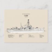 USCGC Cobb wpg-181 - SBD Postkarte (Vorderseite)