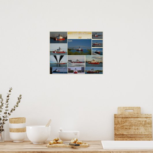 USCGC Cutter Mackinaw Poster (Küche)