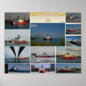 USCGC Cutter Mackinaw Poster (Vorne)