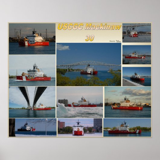 USCGC Cutter Mackinaw Poster (Vorne)