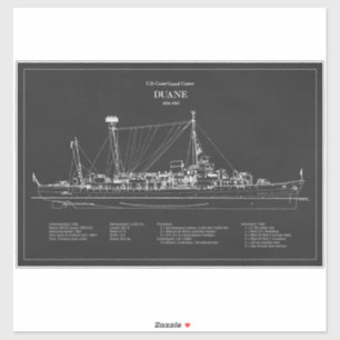USCGC Duane wpg-33 - PD Aufkleber