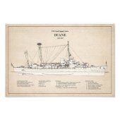 USCGC Duane wpg-33 - SBD Fotodruck (Vorne)