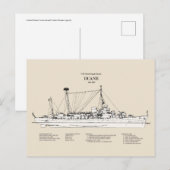 USCGC Duane wpg-33 - SBD Postkarte (Vorne/Hinten)