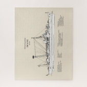 USCGC Duane wpg-33 - SBD Puzzle (Vertikal)