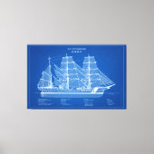 USCGC Eagle wix-327 - ABD Leinwanddruck (Vorderseite)