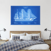 USCGC Eagle wix-327 - ABD Leinwanddruck (Insitu (Schlafzimmer))