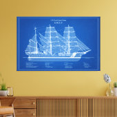 USCGC Eagle wix-327 - ABD Leinwanddruck (Insitu (Wohnzimmer))