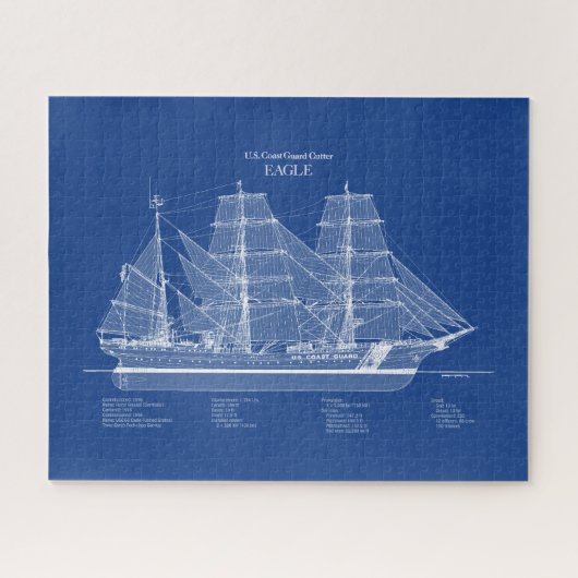 USCGC Eagle wix-327 - ABD Puzzle (Horizontal)