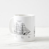 USCGC Eagle wix-327 - BD Kaffeetasse (Vorderseite Links)