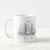 USCGC Eagle wix-327 - BD Kaffeetasse (Links)
