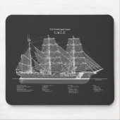 USCGC Eagle wix-327 - PD Mousepad (Vorne)