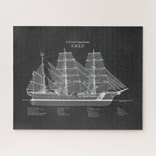 USCGC Eagle wix-327 - PD Puzzle (Horizontal)