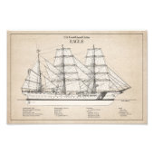 USCGC Eagle wix-327 - SBD Fotodruck (Vorne)