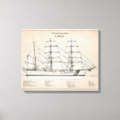 USCGC Eagle wix-327 - SBD Leinwanddruck (Vorderseite)