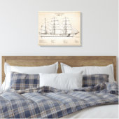 USCGC Eagle wix-327 - SBD Leinwanddruck (Insitu (Schlafzimmer))
