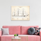 USCGC Eagle wix-327 - SBD Leinwanddruck (Insitu (Wohnzimmer))