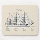 USCGC Eagle wix-327 - SBD Mousepad (Vorne)