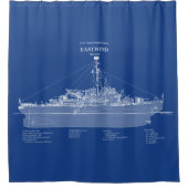 USCGC Eastwind Waggb-279 - ABD Duschvorhang (Vorderseite)