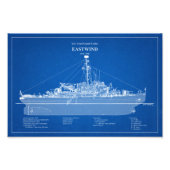 USCGC Eastwind Waggb-279 - ABD Fotodruck (Vorne)