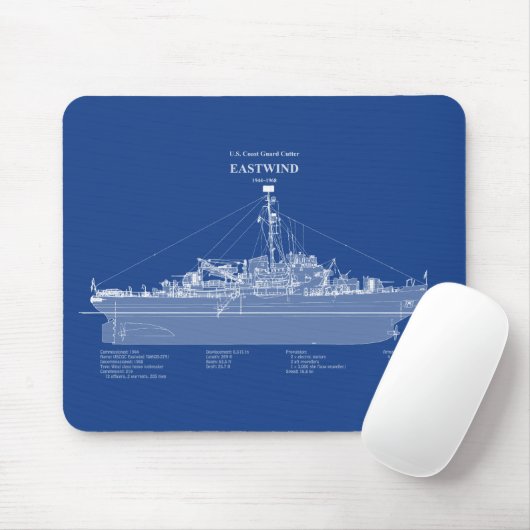 USCGC Eastwind Waggb-279 - ABD Mousepad (Mit Mouse)