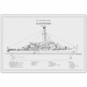 USCGC Eastwind Waggb-279 - BD Aufkleber (Vorderseite)