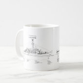 USCGC Eastwind Waggb-279 - BD Kaffeetasse (Vorderseite Links)
