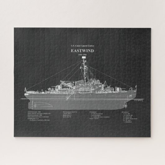 USCGC Eastwind Waggb-279 - PD Puzzle (Horizontal)